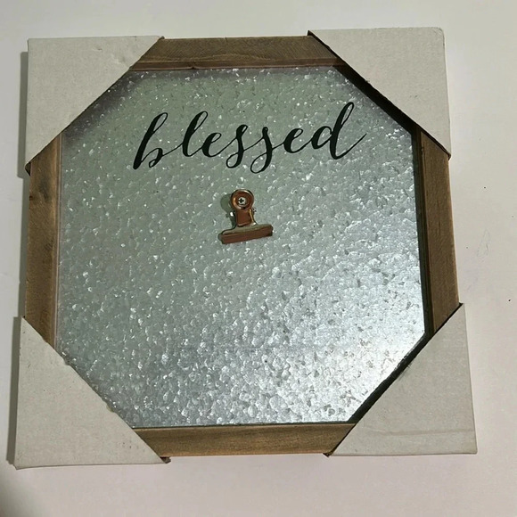 Blessed message or photo board with a backstand or can be wall-mounted - Picture 1 of 3